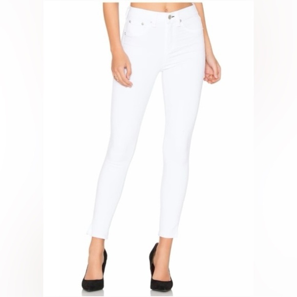 Rag & Bone capri skinny jeans, stretchy, white, size 28, NWOT - Picture 1 of 8